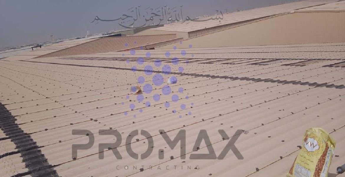 Lulu - metal roof waterproofing project by Promax in Dubai, UAE
